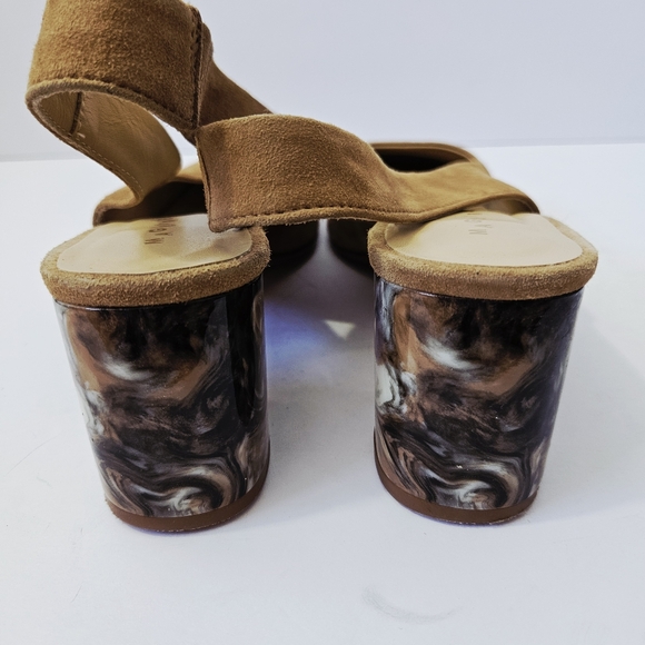 Maguire Malaga Slingback Heels Size 40 US 9.5 - 10 Beige Suede Leather Shoes - Picture 7 of 9